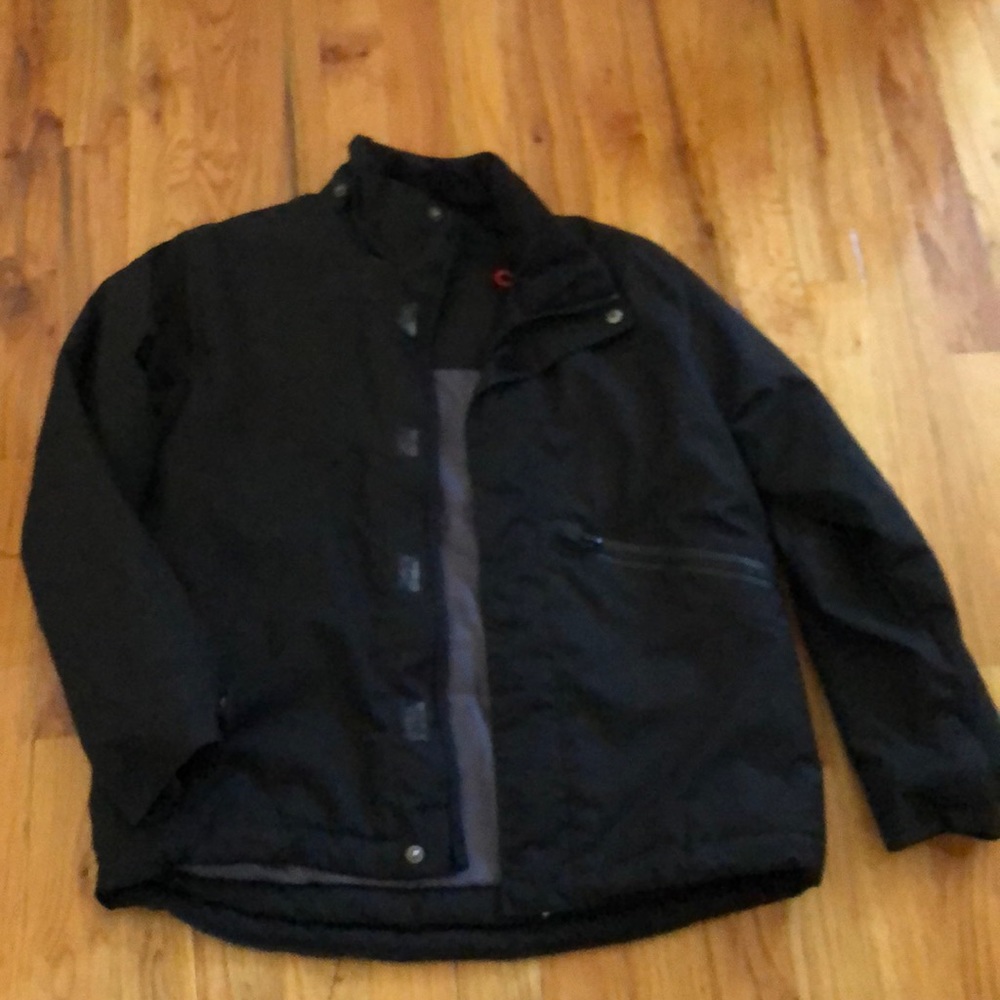 H&M boys black fall jacket size 9-10